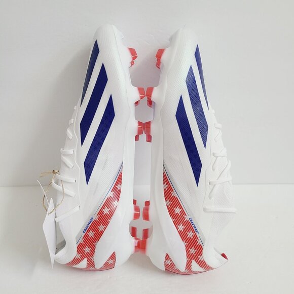 NEW Adidas x Crazyfast USA.1 FG Soccer Cleats IG0664 Size 10 White Blue Red main image 8